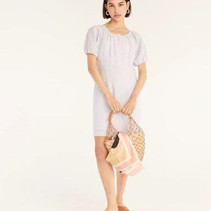 NWT JCREW V-BACKV-back linen shirtdress in gingham SIZE 2 - SOLD OUT